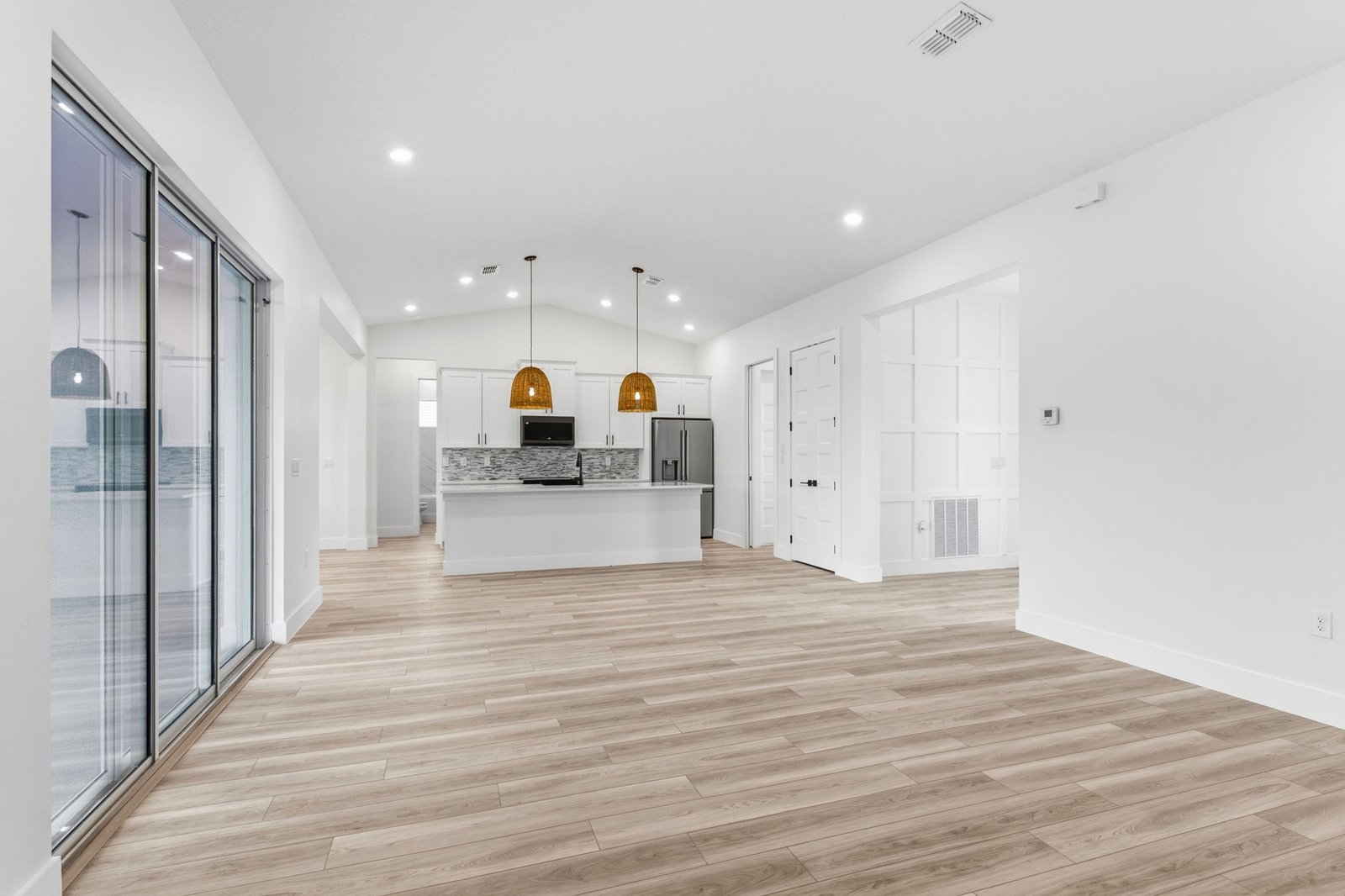 Kitchen details in a completed LINO home